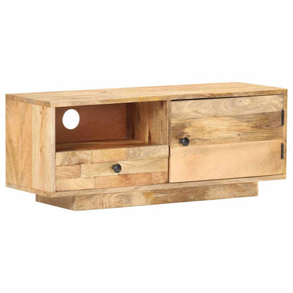320466 vidaXL TV Cabinet 90x30x35 cm Solid Mango Wood