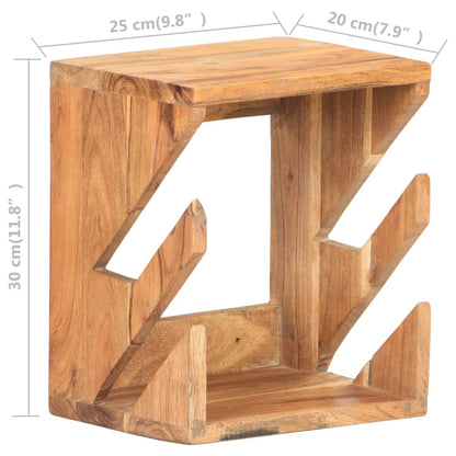 Wall Mounted Skateboard Holder 25x20x30 cm Solid Acacia Wood