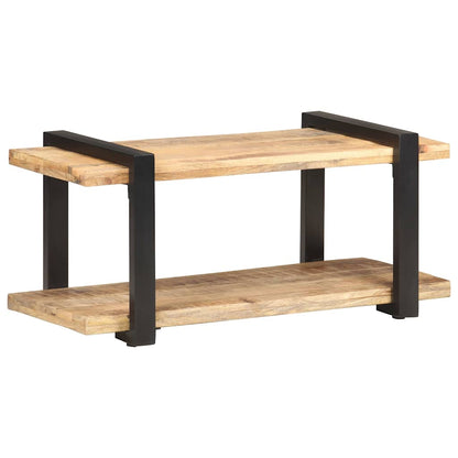 320493 vidaXL TV Cabinet 90x40x40 cm Rough Mango Wood