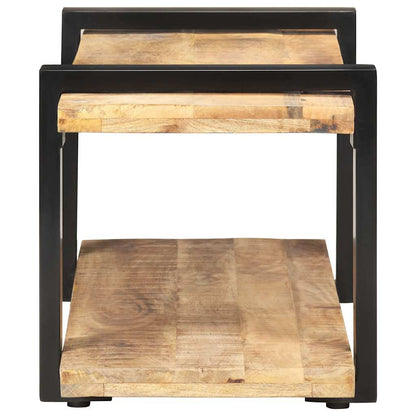 320493 vidaXL TV Cabinet 90x40x40 cm Rough Mango Wood