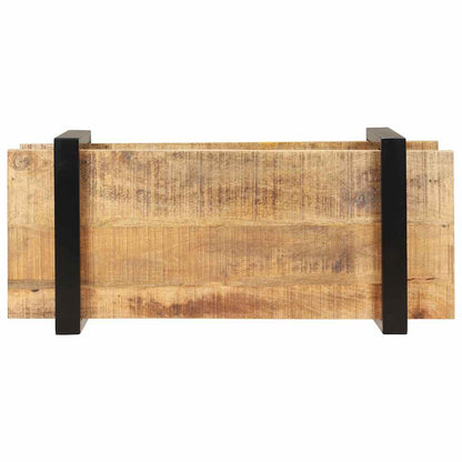 320493 vidaXL TV Cabinet 90x40x40 cm Rough Mango Wood
