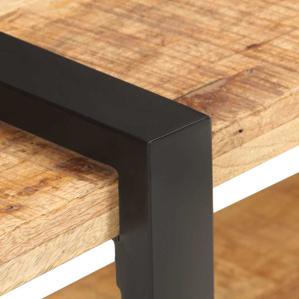 320493 vidaXL TV Cabinet 90x40x40 cm Rough Mango Wood