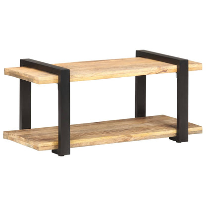 320493 vidaXL TV Cabinet 90x40x40 cm Rough Mango Wood