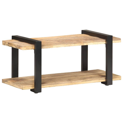 320493 vidaXL TV Cabinet 90x40x40 cm Rough Mango Wood