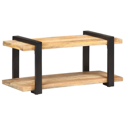 320493 vidaXL TV Cabinet 90x40x40 cm Rough Mango Wood