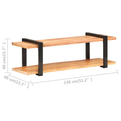 320496 vidaXL TV Cabinet 130x40x40 cm Solid Acacia Wood