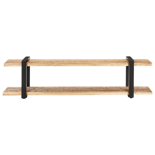 320497 vidaXL TV Cabinet 160x40x40 cm Solid Rough Mango Wood
