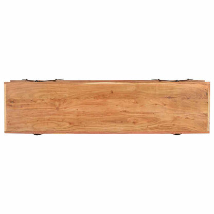 320500 vidaXL TV Cabinet 160x40x50 cm Solid Acacia Wood