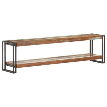 TV Cabinet | Mixed colour finish | Solid reclaimed wood, Iron