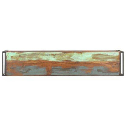 TV Cabinet | Mixed colour finish | Solid reclaimed wood, Iron