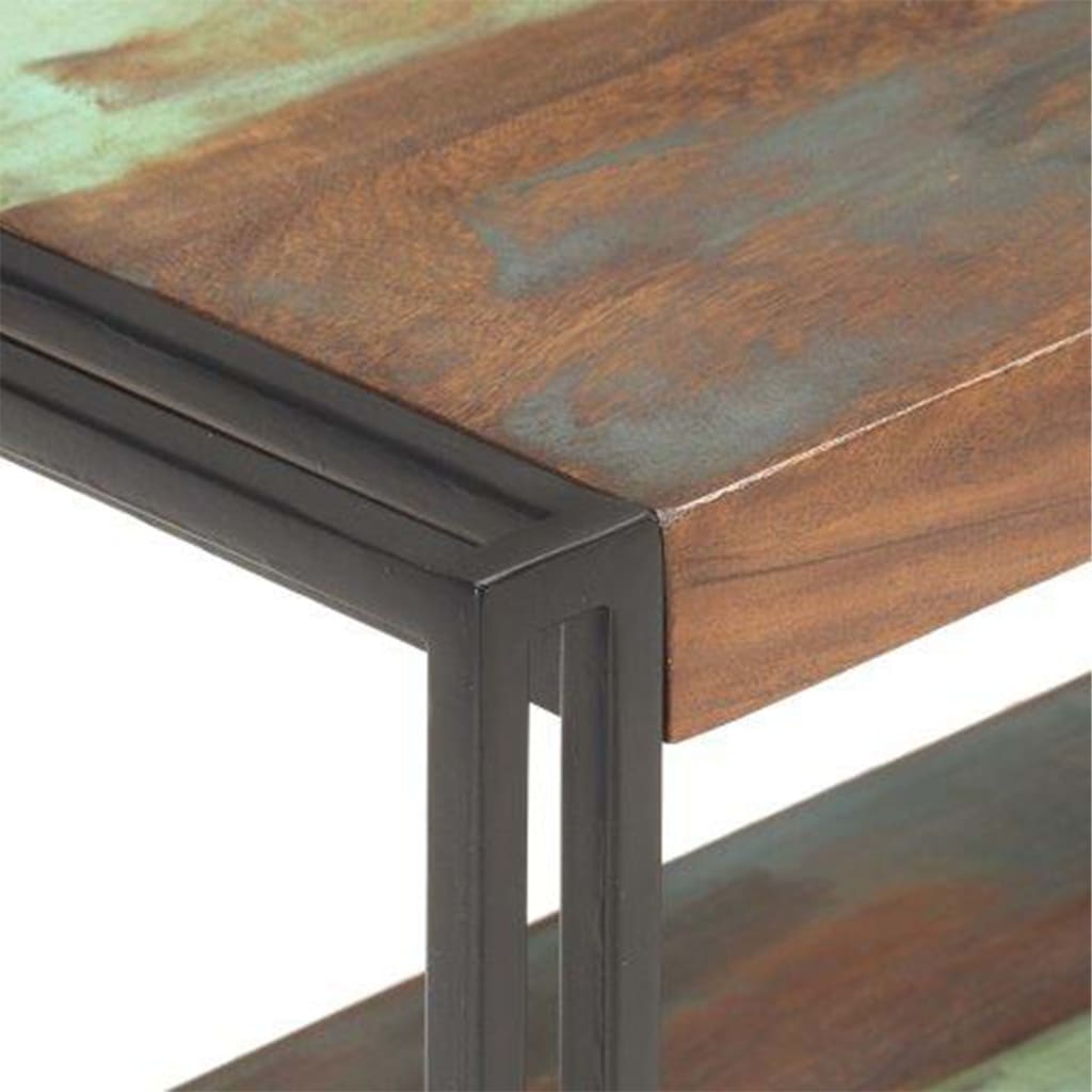 TV Cabinet | Mixed colour finish | Solid reclaimed wood, Iron