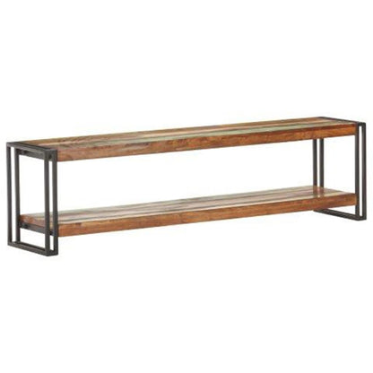 TV Cabinet | Mixed colour finish | Solid reclaimed wood, Iron