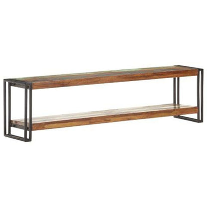 TV Cabinet | Mixed colour finish | Solid reclaimed wood, Iron