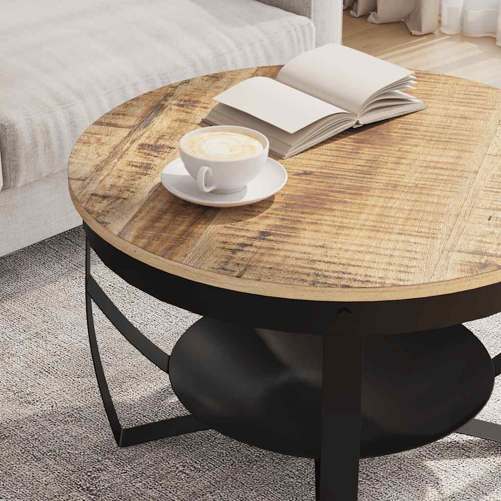 Coffee Table Ø68x43 cm Rough Mango Wood