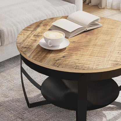 Coffee Table Ø68x43 cm Rough Mango Wood
