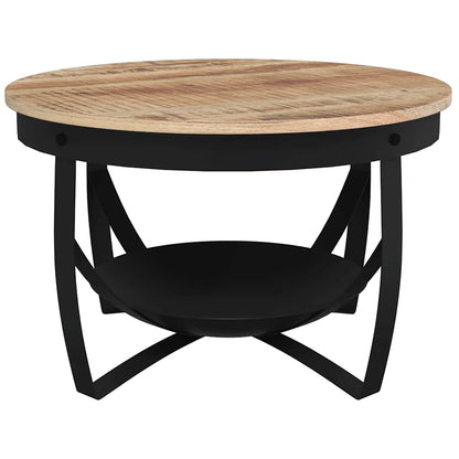 Coffee Table Ø68x43 cm Rough Mango Wood