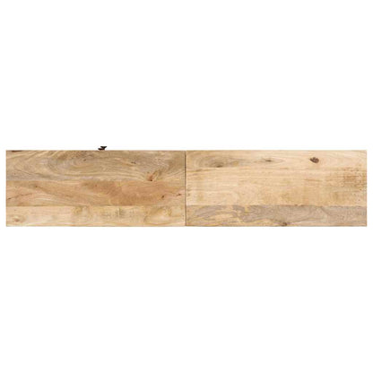TV Cabinet 140x30x50 cm Solid Mango Wood