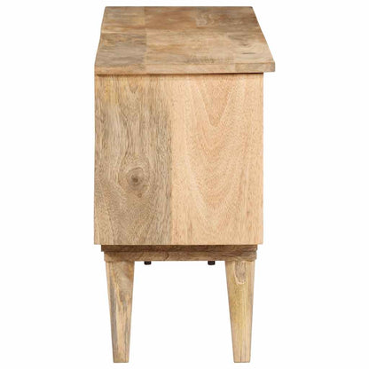 TV Cabinet 140x30x50 cm Solid Mango Wood