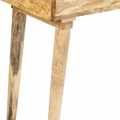 320803 vidaXL Console Table 115x35x76 cm Solid Mango Wood