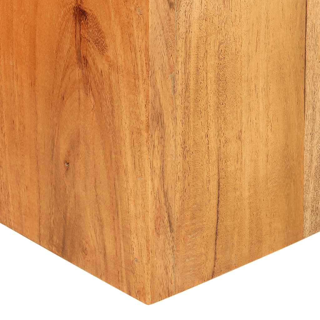 Plant Stands 2 pcs Solid Acacia Wood