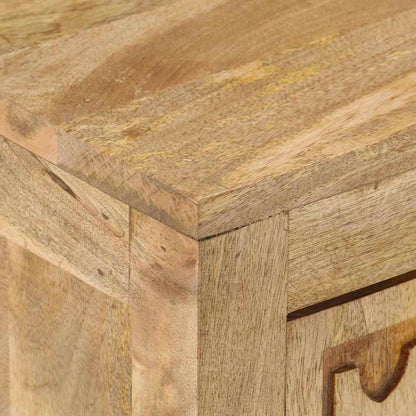 320811 vidaXL Bedside Cabinet 40x30x50 cm Solid Mango Wood