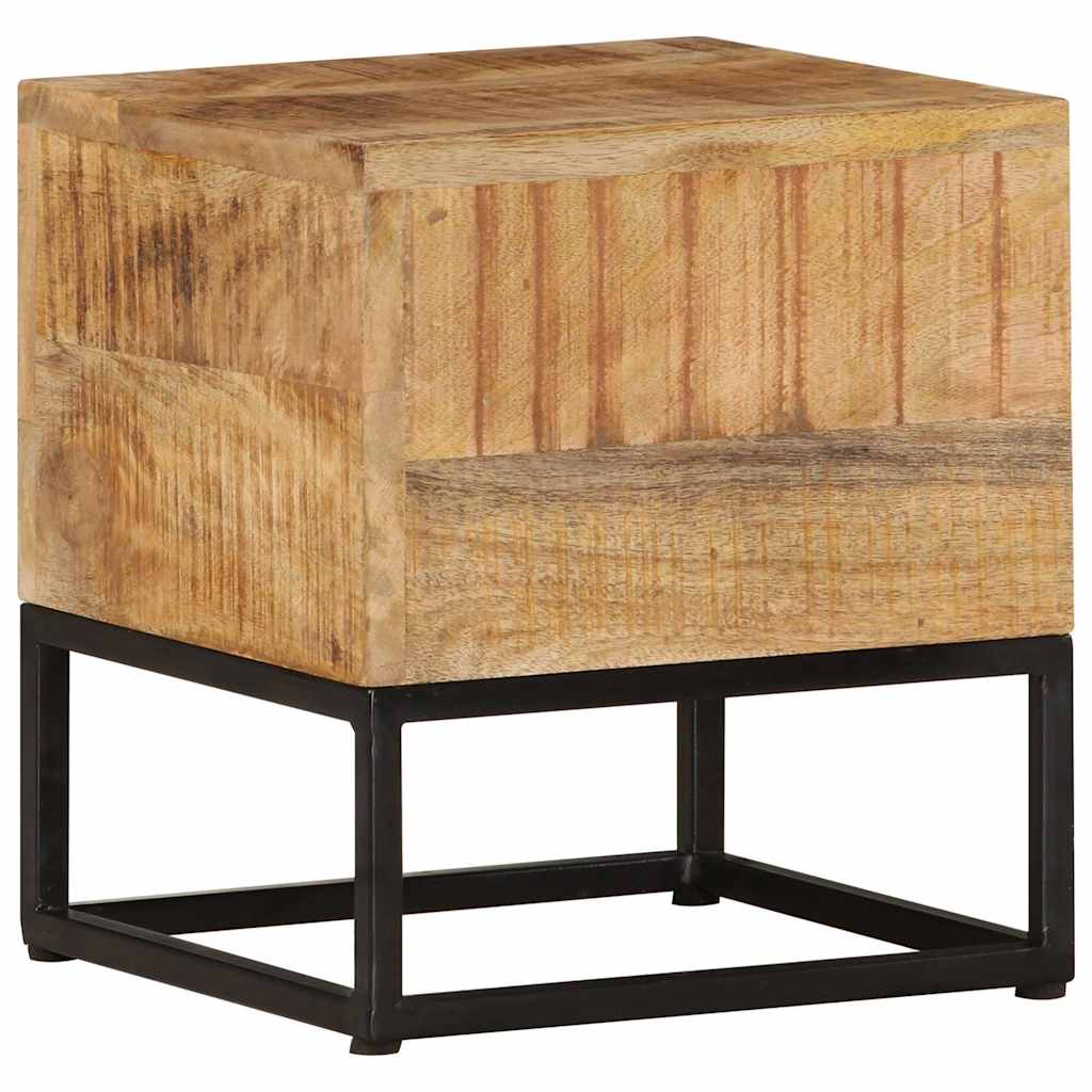 Side Table 30x30x33 cm Rough Mango Wood