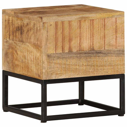 Side Table 30x30x33 cm Rough Mango Wood