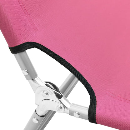Sun Lounger | Pink | Oxford fabric, Powder-coated steel | Standard