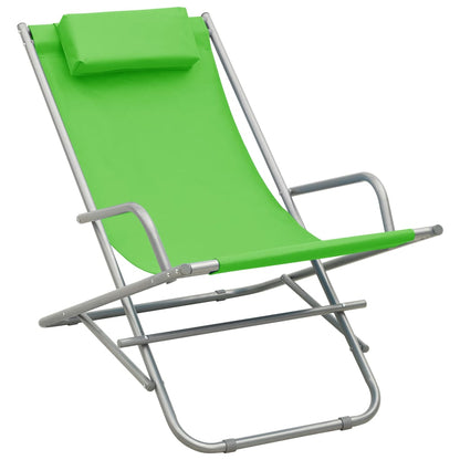 Rocking Chair | Set of 2 | Green | Powder-coated steel, PVC | Standard