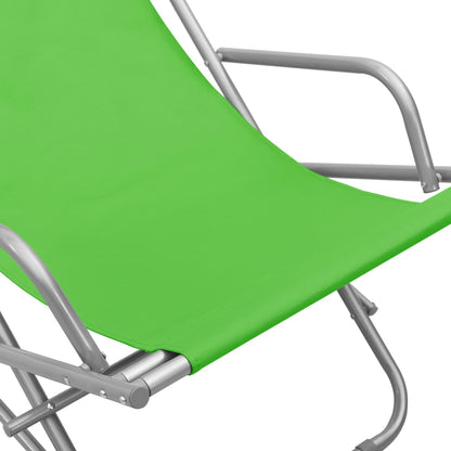 Rocking Chair | Set of 2 | Green | Powder-coated steel, PVC | Standard