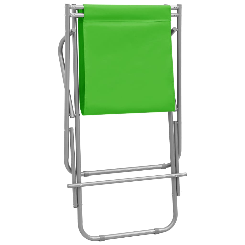 Rocking Chair | Set of 2 | Green | Powder-coated steel, PVC | Standard