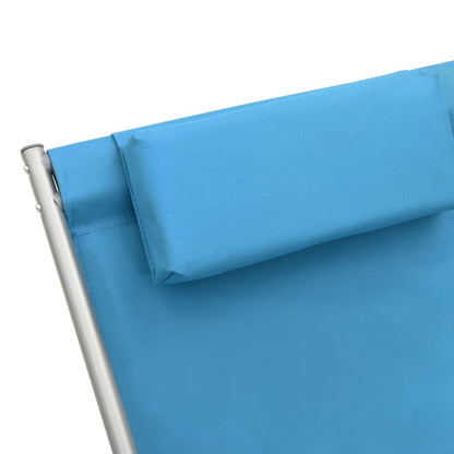 Rocking Chair | Set of 2 | Steel Blue | Powder-coated steel, PVC