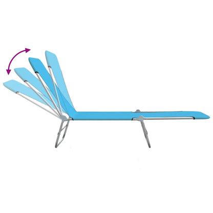 Sunlounger | Set of 2 | Blue