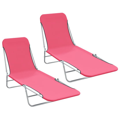 Sunlounger | Set of 2 | Pink