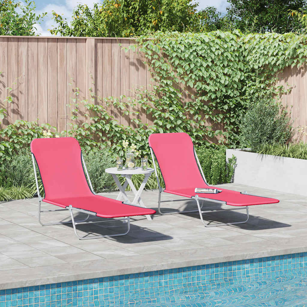 Sunlounger | Set of 2 | Pink