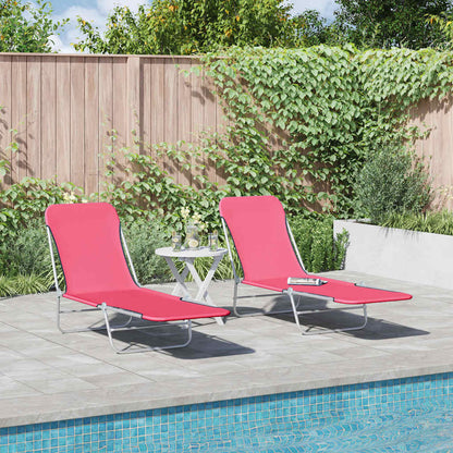 Sunlounger | Set of 2 | Pink