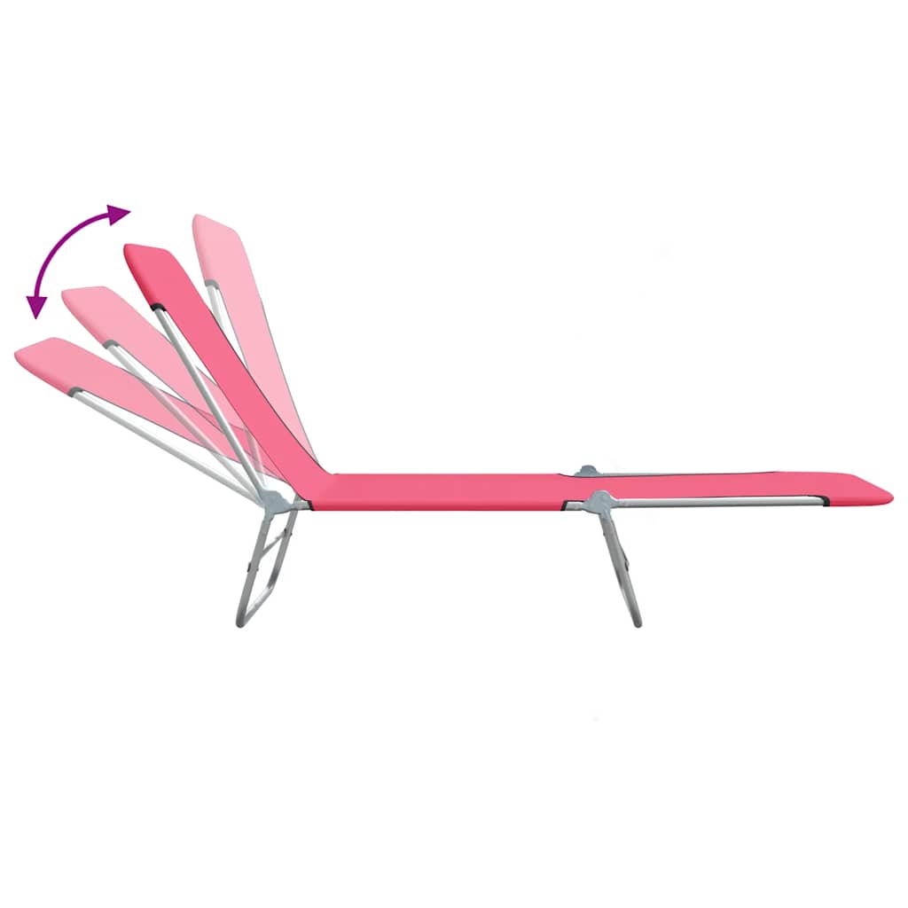 Sunlounger | Set of 2 | Pink