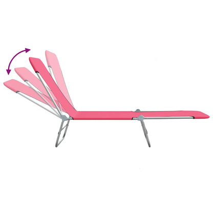 Sunlounger | Set of 2 | Pink