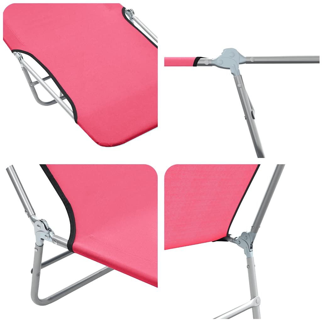 Sunlounger | Set of 2 | Pink