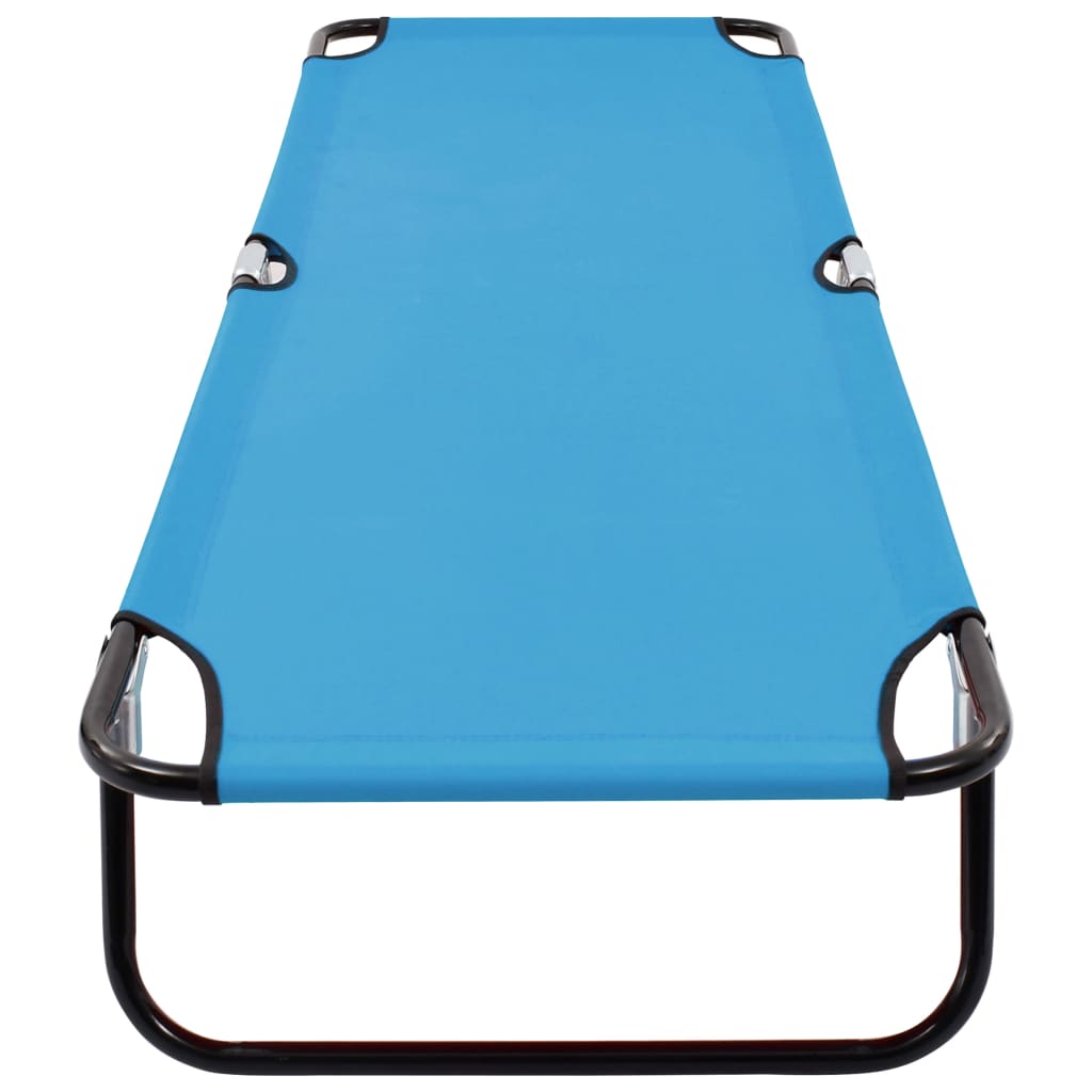 Sun Lounger | Turquoise Blue | Powder-Coated Steel | Standard