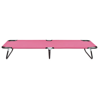 Sun Lounger | Pink | Powder-coated steel | Large | Foldable