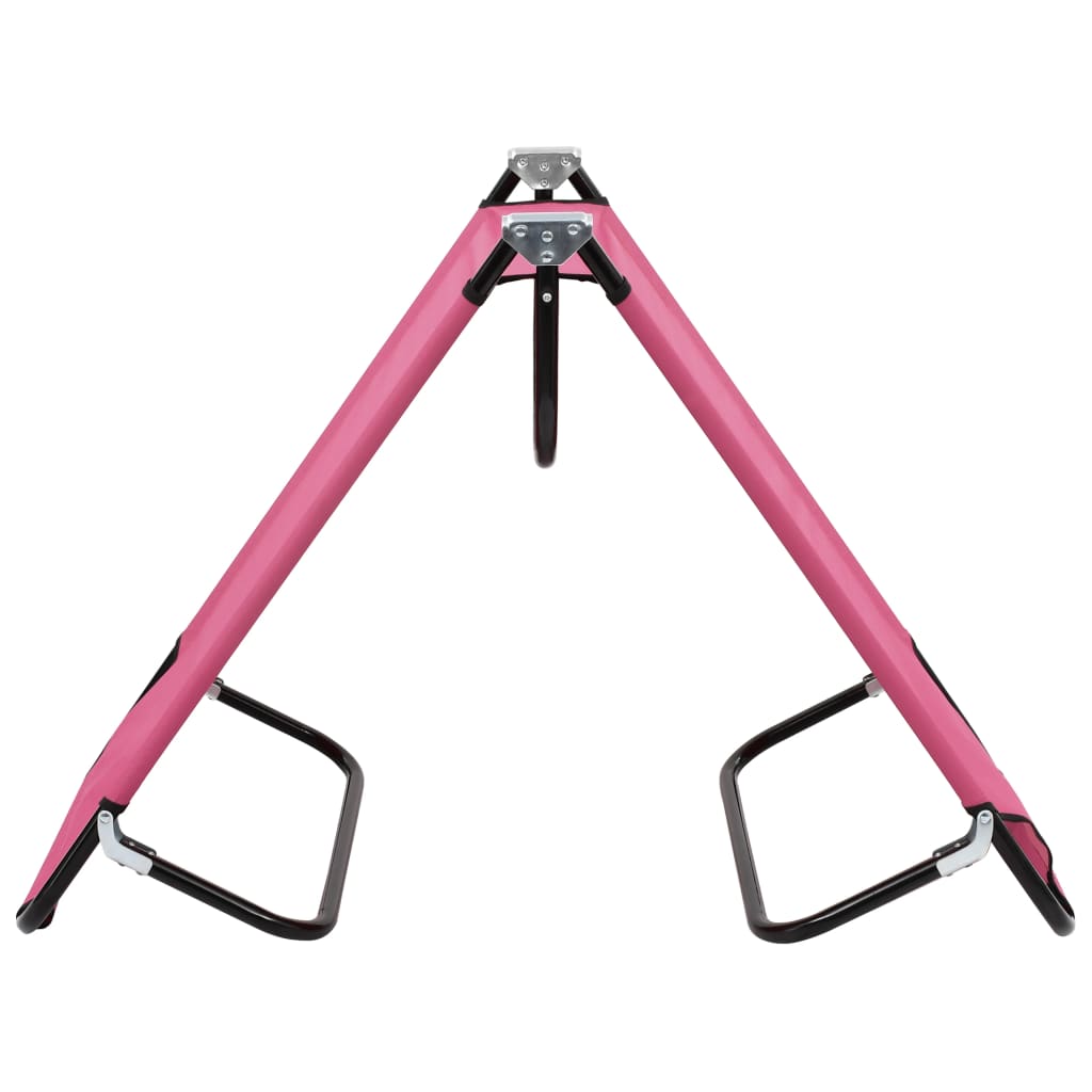 Sun Lounger | Pink | Powder-coated steel | Large | Foldable