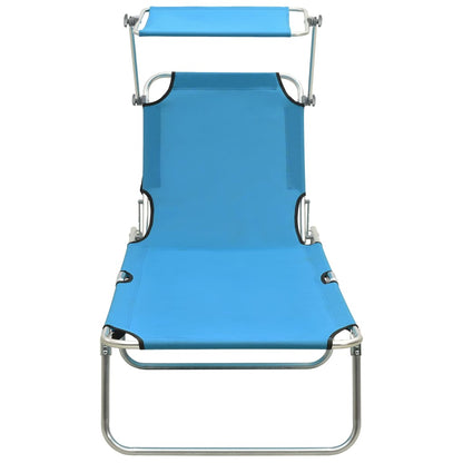 Sun Lounger | Blue | Aluminium frame, 600D polyester fabric | Standard