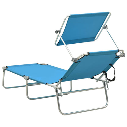 Sun Lounger | Blue | Aluminium frame, 600D polyester fabric | Standard