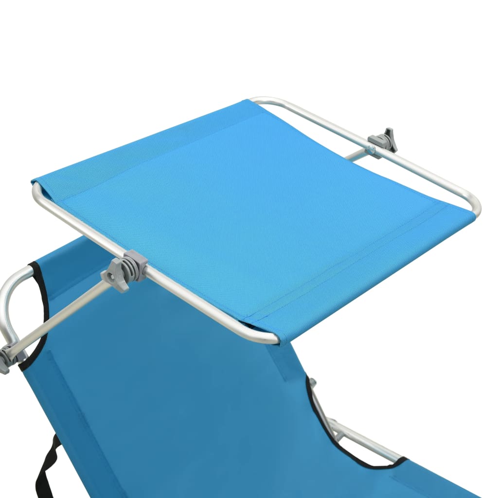 Sun Lounger | Blue | Aluminium frame, 600D polyester fabric | Standard