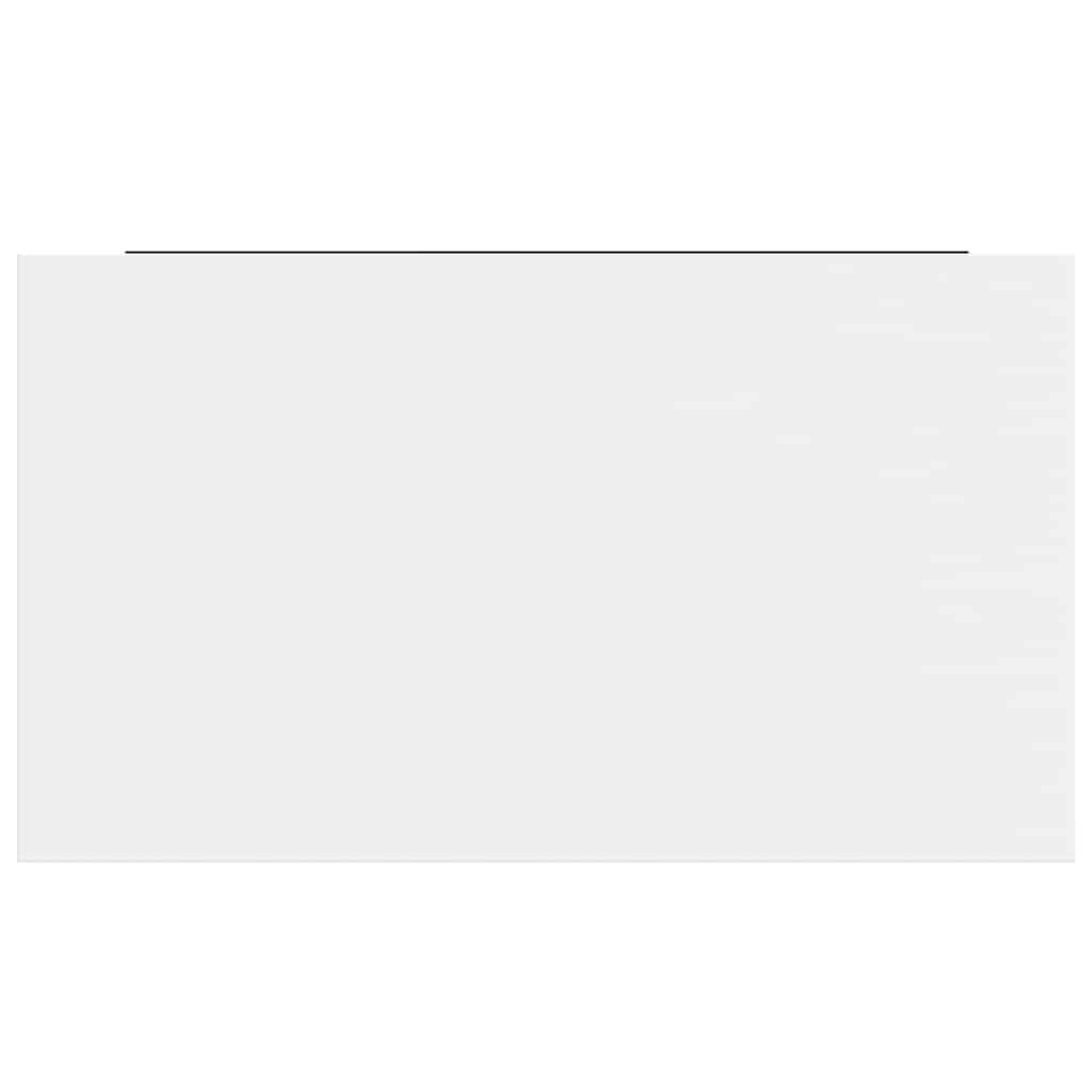 Floating Wall Shelves 4 pcs High Gloss White 40x23x3.8 cm MDF