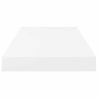 Floating Wall Shelf High Gloss White 50x23.5x3.8 cm MDF