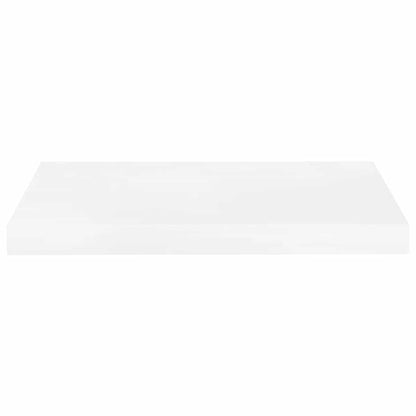 Floating Wall Shelves 4 pcs High Gloss White 50x23x3.8 cm MDF