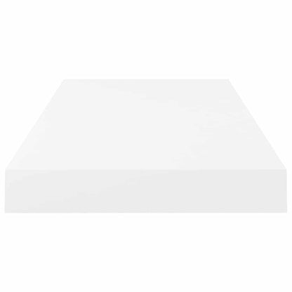 Floating Wall Shelves 4 pcs High Gloss White 50x23x3.8 cm MDF