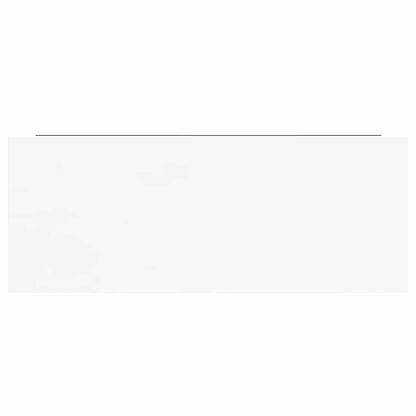 Floating Wall Shelves 4 pcs High Gloss White 60x23.5x3.8 cm MDF